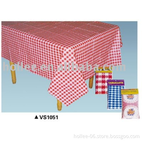 pvc/pe 0.10MM plastic printed table cloth